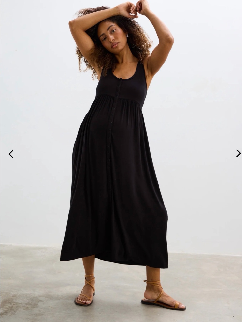 The Softest Rib Nursing Tank Dress